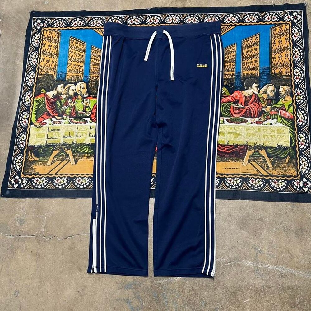 Polo-ralph-lauren Men's Navy and Blue Joggers-tracksuits